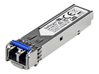 StarTech.com MSA Uncoded Compatible SFP Module, 100BASE-LX, 100MbE Single Mode (SMF) Fiber Optic Transceiver, 100Mb Ethernet SFP, LC Connector, 10km,