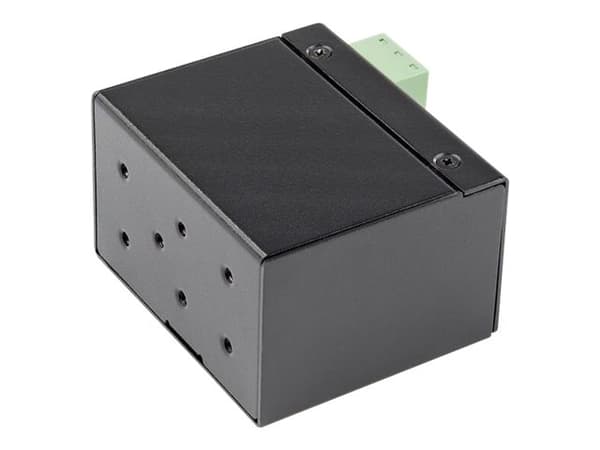 StarTech.com Industrial Fiber to Ethernet Media Converter, 100Mbps SFP to RJ45/Cat6, Singlemode/Multimode Optical Fiber to Copper Network, 12-56V DC,