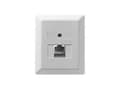 Miniatyrbilde 3 av 3: ZE KOMMUNIKATIONSTECHNIK UAE 8 - Overflatemonteringsboks for nettverk - RJ-45 - perlehvit, RAL 1013 - 1 sett