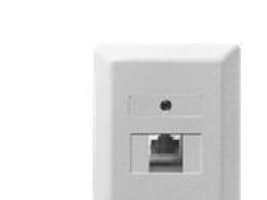 ZE KOMMUNIKATIONSTECHNIK UAE 8 - Overflatemonteringsboks for nettverk - RJ-45 - perlehvit, RAL 1013 - 1 sett