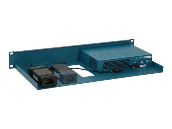 Rackmount.IT - Monteringssett for nettverksenhet - rackmonterbar - asurblå, RAL 5009 - 1.3U - 19" - for Palo PA-220