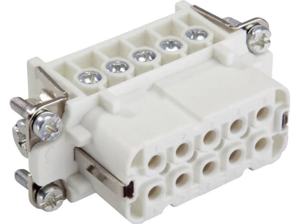 Lapp 10441100, Pin-kontakt, Rett, Hunkjønn, 400 V, Grå, 1 stykker