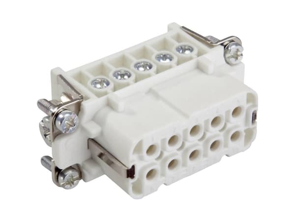 Lapp 10441100, Pin-kontakt, Rett, Hunkjønn, 400 V, Grå, 1 stykker