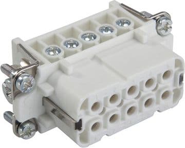 Lapp 10441100, Pin-kontakt, Rett, Hunkjønn, 400 V, Grå, 1 stykker