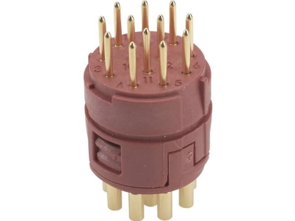 Lapp EPIC SIGNAL M23, suora, uros-/naarasliitin, 100 V, 7 A, ruskea, metallia
