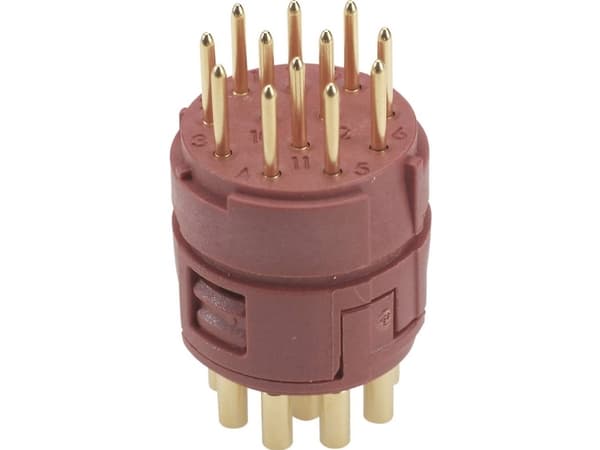 Lapp EPIC SIGNAL M23, suora, uros-/naarasliitin, 100 V, 7 A, ruskea, metallia