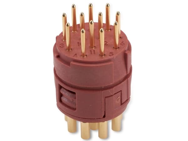 Lapp EPIC SIGNAL M23, suora, uros-/naarasliitin, 100 V, 7 A, ruskea, metallia