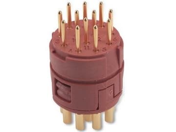 Lapp EPIC SIGNAL M23, suora, uros-/naarasliitin, 100 V, 7 A, ruskea, metallia