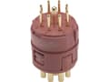 Miniatyrbild 3 av 5: Lapp EPIC SIGNAL M23, Rak, Hane/Hona, 150 V, 7 A, Brun, Metall