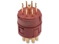 Miniatyrbild 5 av 5: Lapp EPIC SIGNAL M23, Rak, Hane/Hona, 150 V, 7 A, Brun, Metall