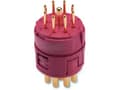 Miniatyrbild 1 av 5: Lapp EPIC SIGNAL M23, Rak, Hane/Hona, 150 V, 7 A, Brun, Metall