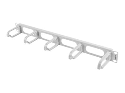 Lanberg Type B - Rackpanel för kabelhantering - RAL 7035 - 1U - 19"