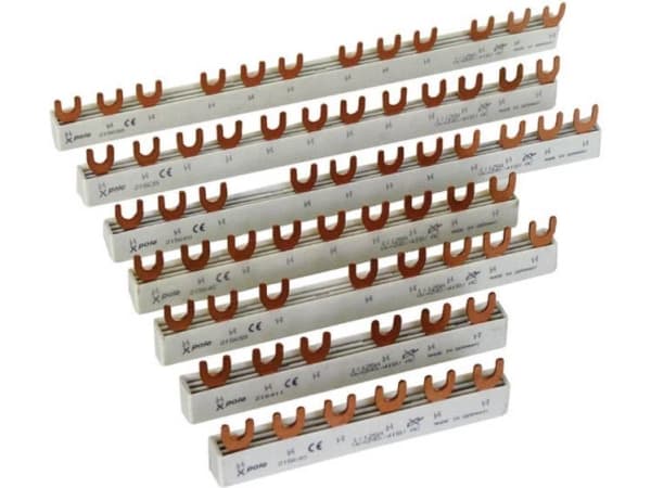 Eaton 215641, Samleskinneterminal, Rett, Hankjønn, Kobber, Hvit, 10 mm², 210 mm