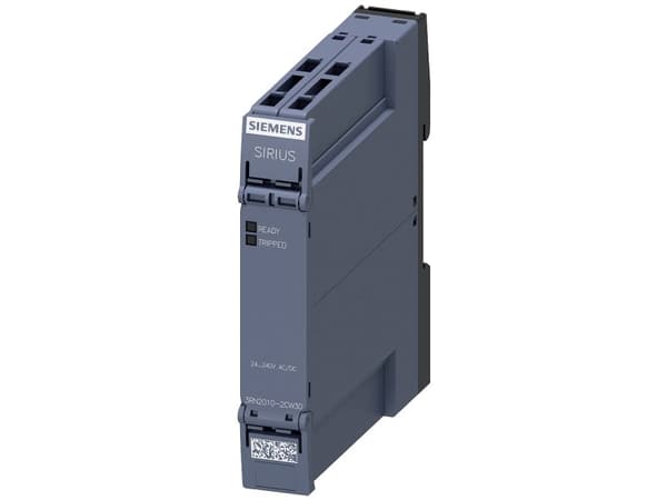 Termistorimoottorin suojarele 17,5 mm kotelo jousiliitin 1R + 1Z US = AC/DC 24 3RN2010-2CW30