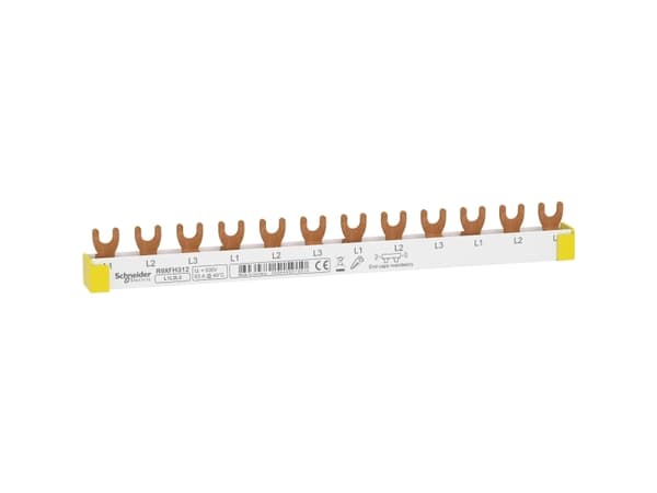 Schneider Electric Unica R9XFH312, Hvit, 400 V, Gaffelkobling, 1 stykker, 63 A, 22 cm
