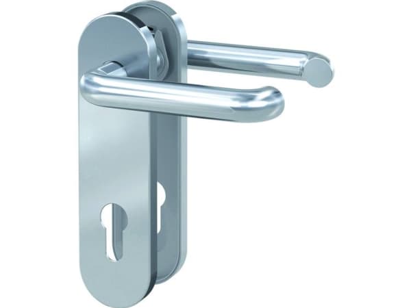 BASI 7304-0108, Håndtakssett for nøkkelbruk, Rustfritt stål, Rustfritt stål, Ambidekstriøs, 7,2 cm
