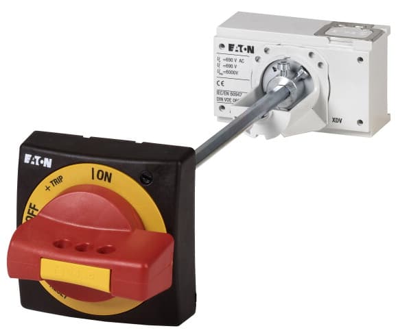 Eaton NZM1-XHBR, Svart, Röd, Gul, NZM1(-4), PN1(-4), N(S)1(-4), IP66, 85 mm, 85 mm, 1 styck