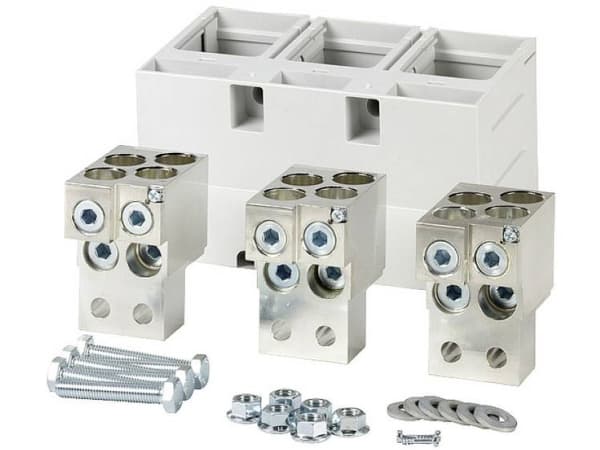 Eaton 266836, Busbar terminal, Kopper, Rett, Metallisk, 100 mm, 53 mm