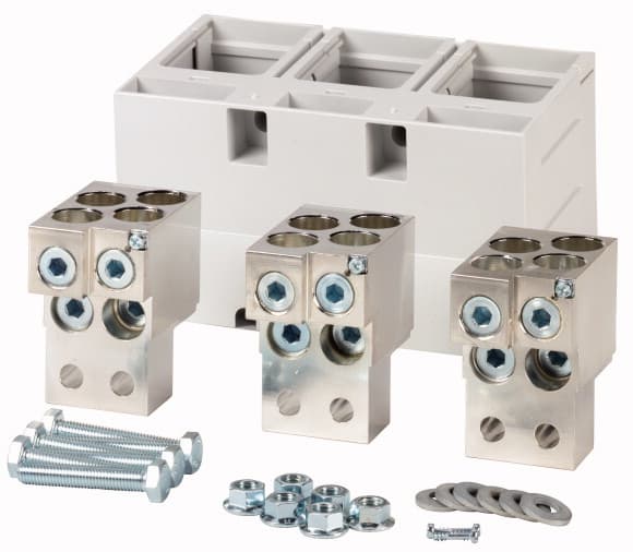 Eaton 266836, Busbar terminal, Kopper, Rett, Metallisk, 100 mm, 53 mm