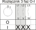 Miniatyrbilde 2 av 3: Kambryter med lås 0-I 3P 25A IP44 i et hus Arch E25-13z/z 952580