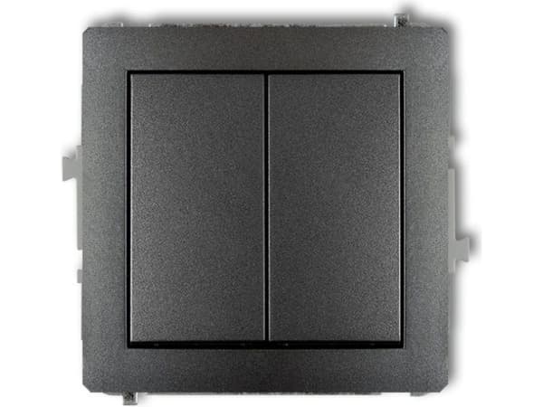 Karlik 11DWP-2, tasokytkin, grafiitti, IP20, IP44, 250 V, 10 A