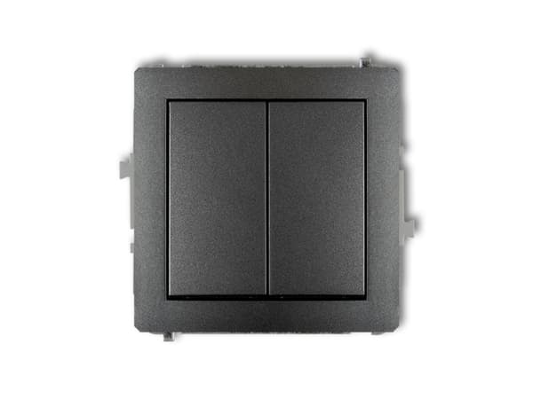 Karlik 11DWP-2, tasokytkin, grafiitti, IP20, IP44, 250 V, 10 A