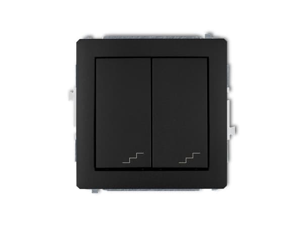 Karlik 12DWP-33, Pintakytkin, Musta, IP20, IP44, 250 V, 10 A