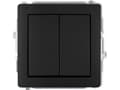 Miniatyrbild 3 av 4: Karlik 12DWP-44.1, Tryckknappsbrytare, Svart, IP20, IP44, 250 V, 10 A