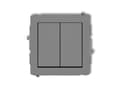 Pikkukuva 1 / 4: Karlik 27DWP-2, Tasokosketin, Harmaa, IP20, IP44, 250 V, 10 A