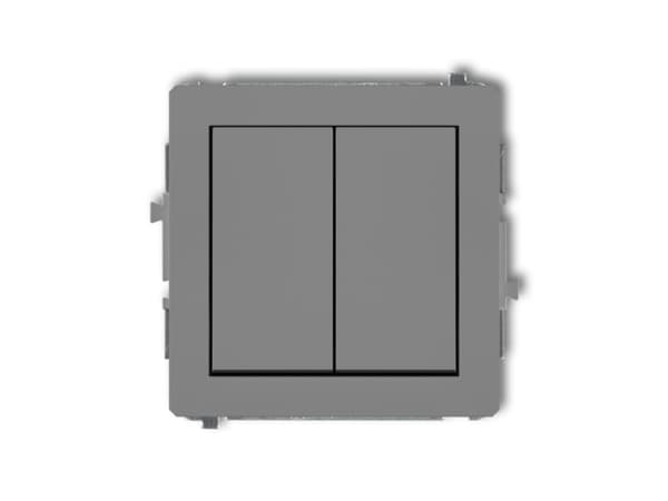 Karlik 27DWP-2, Tasokosketin, Harmaa, IP20, IP44, 250 V, 10 A