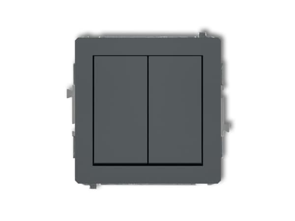 Karlik 28DWP-2, tasokytkin, grafiitti, IP20, IP44, 250 V, 10 A