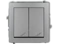 Pikkukuva 3 / 4: Karlik 7DWP-33, Pintakytkin, Hopea, IP20, IP44, 250 V, 10 A