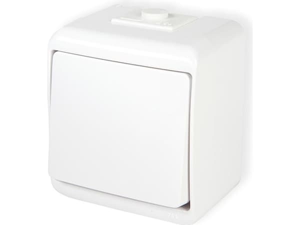 Karlik WHE-1, Trykkbryter, IP54, 250 V, 10 A