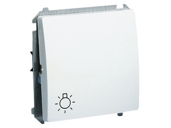 Kontakt-Simon BMS1.01/11, Trykkbryter, Plast, Hvit, IP20, IP44, 250 V, 10 A