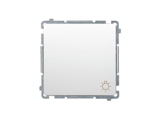 Kontakt-Simon BMS1.01/11, Trykkbryter, Plast, Hvit, IP20, IP44, 250 V, 10 A