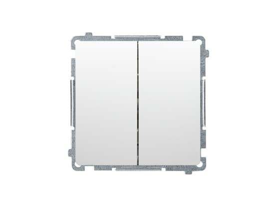 Kontakt-Simon BMW5.01/11, Plast, Hvit, IP20, IP44, 250 V, 10 A, 75 mm