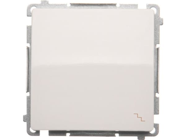 Kontakt-Simon BMW6.01/11, Plast, Hvit, IP20, IP44, 250 V, 10 A, 75 mm