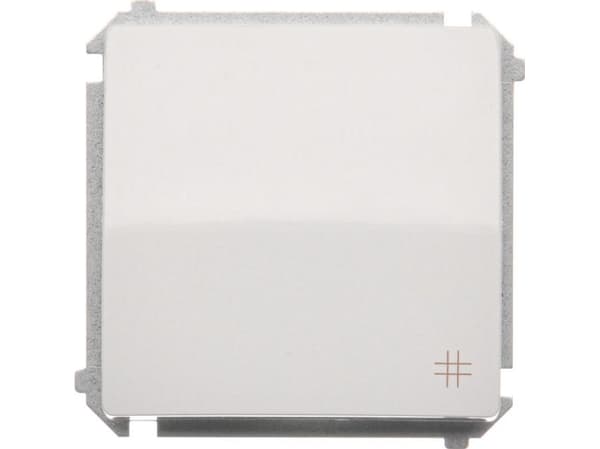 Kontakt-Simon BMW7.01/11, Plast, Hvit, IP20, IP44, 250 V, 10 A, 75 mm