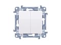 Miniatyrbild 2 av 2: Kontakt-Simon CP2.01/11, Tryckknappsbrytare, Plast, Vit, IP20, IP44, 250 V, 10 A