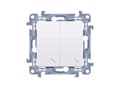 Miniatyrbild 2 av 2: Kontakt-Simon CW6/2.01/11, Plast, Vit, IP20, IP44, 250 V, 10 A, 77 mm