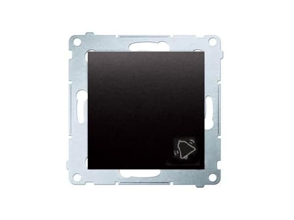 Kontakt-Simon DD1.01/48, Tryckknappsbrytare, Plast, Antracit, IP20, IP44, 250 V, 10 A