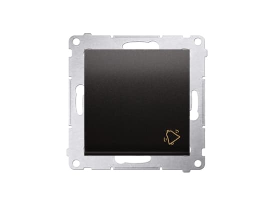 Kontakt-Simon DD1.01/48, Tryckknappsbrytare, Plast, Antracit, IP20, IP44, 250 V, 10 A