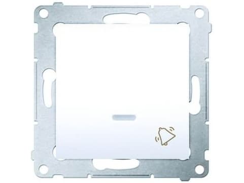 Kontakt-Simon DD1L.01/11, Painikekytkin, Muovi, Valkoinen, IP20, IP44, 250 V, 10 A