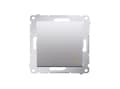 Miniatyrbild 1 av 5: Kontakt-Simon DS1.01/43, Tryckknappsbrytare, Plast, Silver, IP20, IP44, 250 V, 10 A