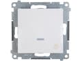 Miniatyrbild 2 av 5: Kontakt-Simon DS1L.01/11, Tryckknappsbrytare, Plast, Vit, IP20, IP44, 250 V, 10 A