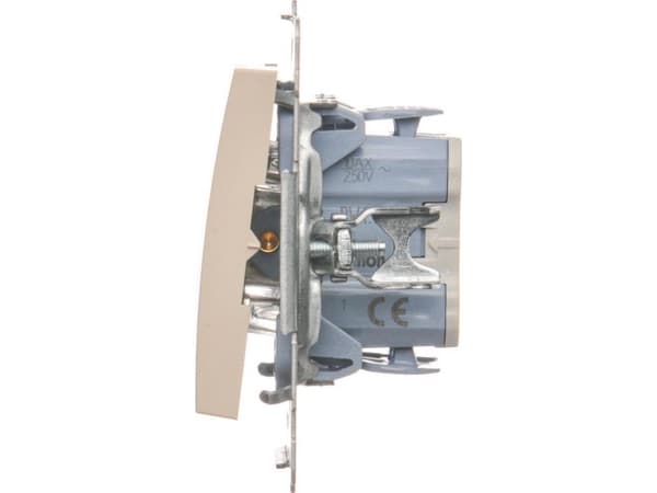 Kontakt-Simon DW1.01/41, Plast, Hvit, IP20, IP44, 250 V, 10 A, 75 mm