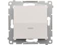 Miniatyrbild 3 av 5: Kontakt-Simon DW1L.01/11, Plast, Vit, IP20, IP44, 250 V, 10 A, 75 mm