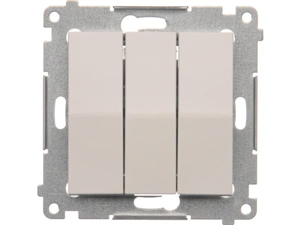 Kontakt-Simon DW31.01/11, Muovi, Valkoinen, IP20, 250 V, 10 A, 75 mm