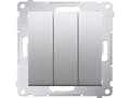 Miniatyrbilde 2 av 5: Kontakt-Simon DW31L.01/43, Plast, Sølv, IP20, 250 V, 10 A, 75 mm