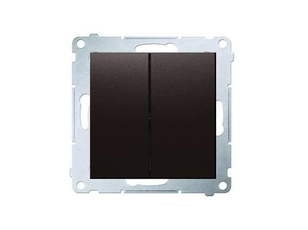 Kontakt-Simon DW5.01/48, Plast, Anthracit, IP20, IP44, 250 V, 10 A, 75 mm